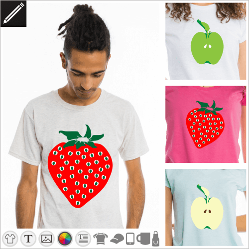 Gestalte dein Frucht T-Shirt