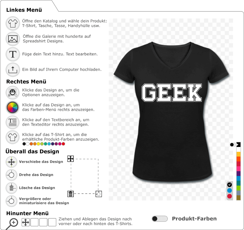 Geek T-Shirt personnalisieren