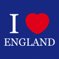 I love England T-Shirt. Selbst gestalte ein Uk T-Shirt. Vereinigtes Königreich Design.