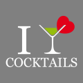 Trinken T-Shirt. Selbst gestalte ein I Love Cocktails T-Shirt. Alkohol Design.