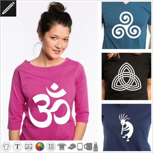 Selbst gestalte dein Symbole T-Shirt online