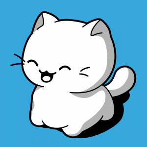 Katzen-T-Shirt. Lustige Katze mit einem lustigen Ausdruck, die man online drucken kann.  Design Katze kawaii.