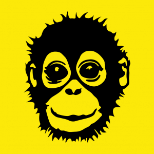 Anpassbares Affe Designs für T-Shirt Druck