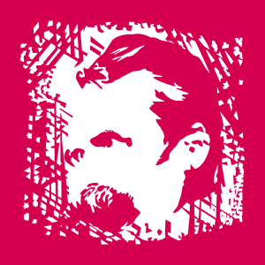 Nietzsche und Philosophie Design für T-Shirt Druck