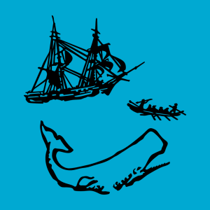 Anpassbares Moby Dick Designs für T-Shirt Druck