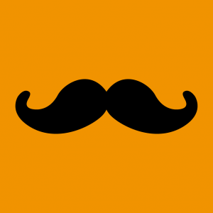 Anpassbares Moustache Designs für T-Shirt Druck