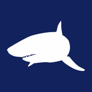 Hai und Weißer Hai Design für T-Shirt Druck