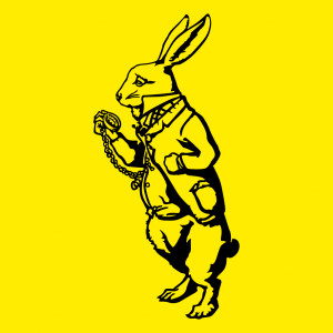 Kaninchen und Literatur Design