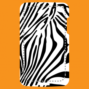 Streifen Handy Hülle zu gestalten. Zebras Designs für Handy Hülle Druck.