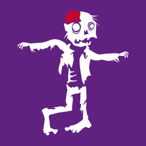Zombie Design für T-Shirt Druck