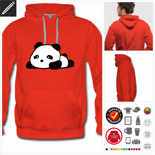 Panda Sweatshirt zu gestalten