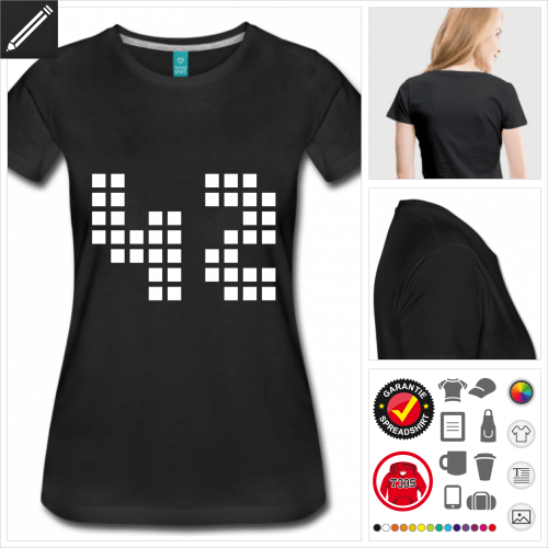 42 T-Shirt online zu gestalten