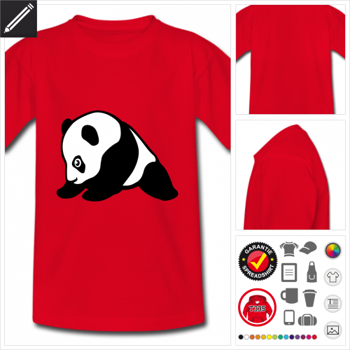 basic Babay-Panda T-Shirt online Druckerei, höhe Qualität