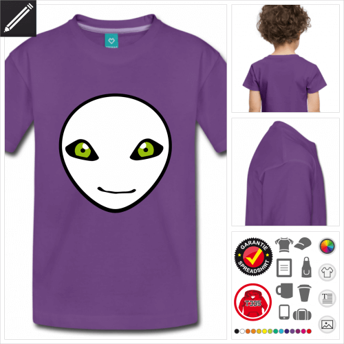 basic Außerirdischer T-Shirt online Druckerei, höhe Qualität