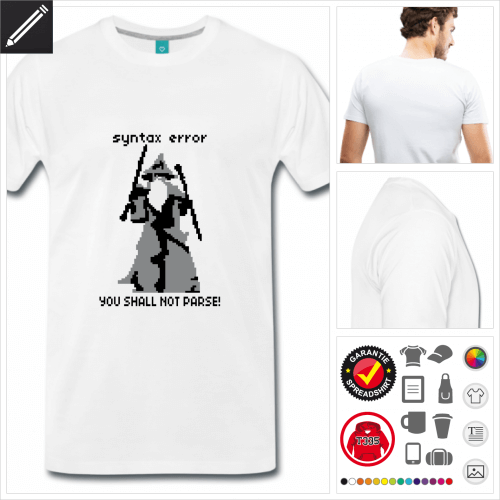 Männer Gandalf T-Shirt online gestalten
