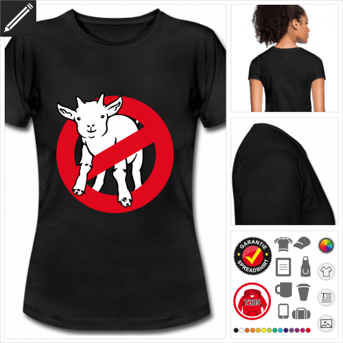 Afraid of no goat T-Shirt online gestalten