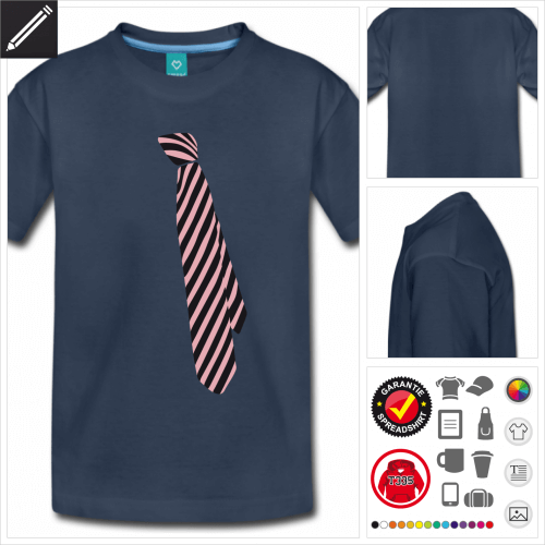 basic Lustige Krawatte T-Shirt online gestalten
