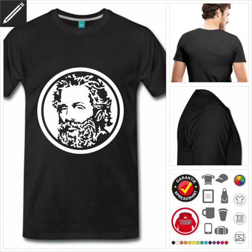 Herman Melville T-Shirt online gestalten