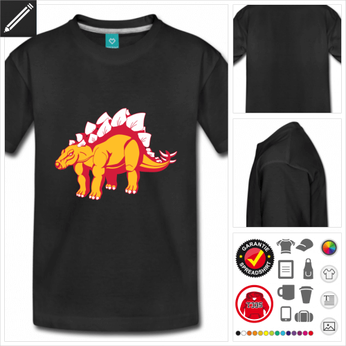 basic Stegosaurus T-Shirt online zu gestalten