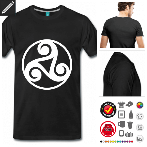 Keltisches Symbol T-Shirt zu gestalten