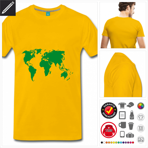 basic Karte T-Shirt online Druckerei, höhe Qualität