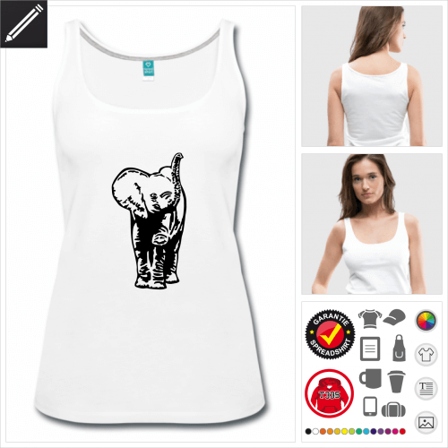 Frauen Wildtiere T-Shirt online gestalten