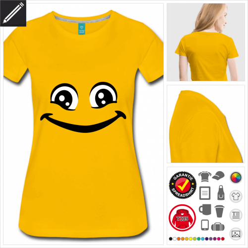 Emoji T-Shirt online zu gestalten
