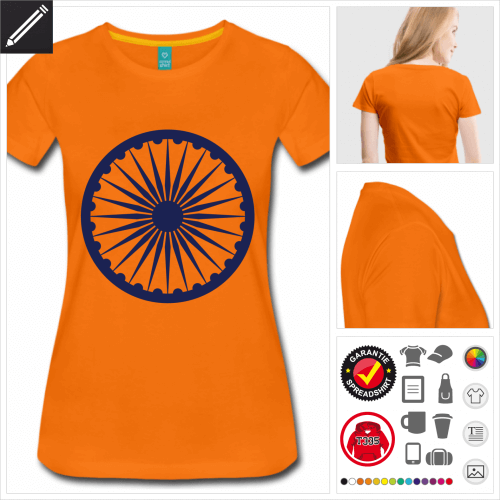 Indien T-Shirt online gestalten