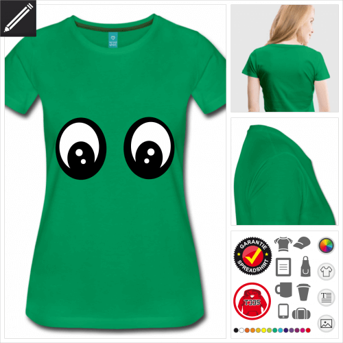 grünes Smileys T-Shirt zu gestalten
