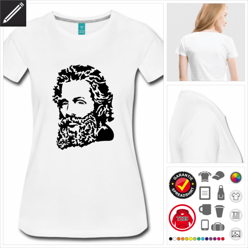 Herman Melville T-Shirt online zu gestalten