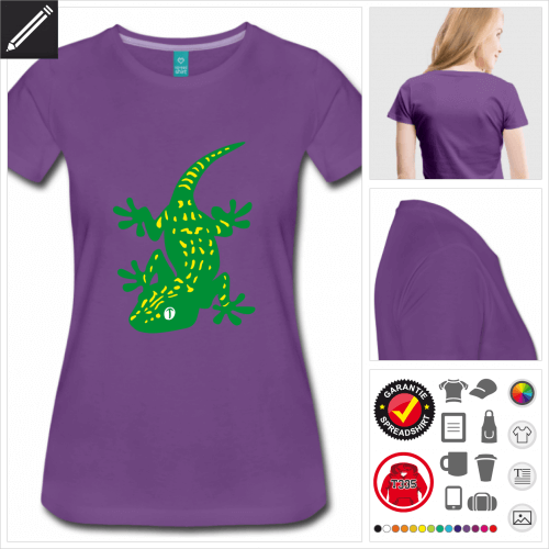 Reptilien T-Shirt online zu gestalten