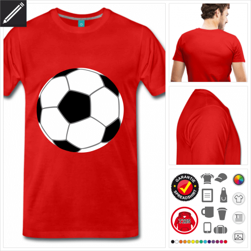 Fußball T-Shirt online zu gestalten