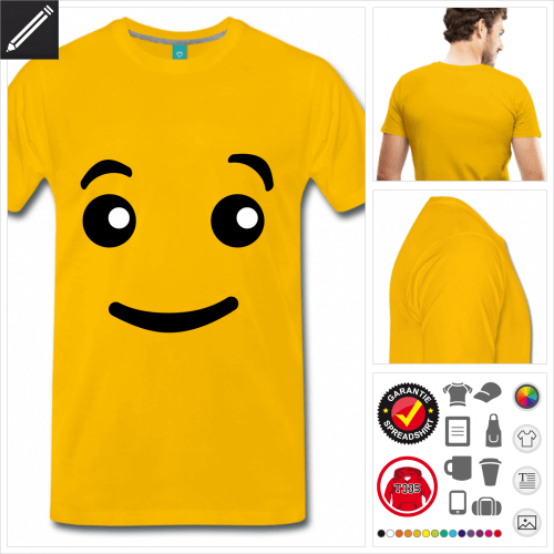 basic Emoji T-Shirt online zu gestalten