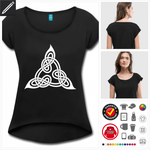 Frauen Keltisches T-Shirt zu gestalten