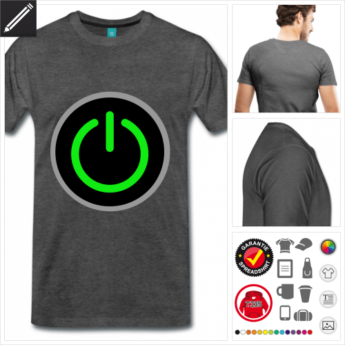 Gamer T-Shirt für Männer online gestalten
