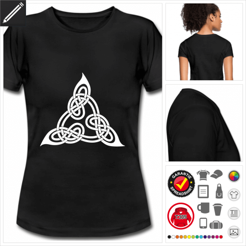 Keltisches Symbol Kurzarmshirt online gestalten