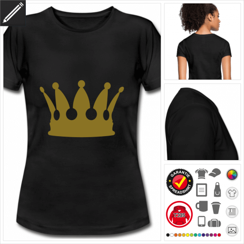 Königin T-Shirt online gestalten