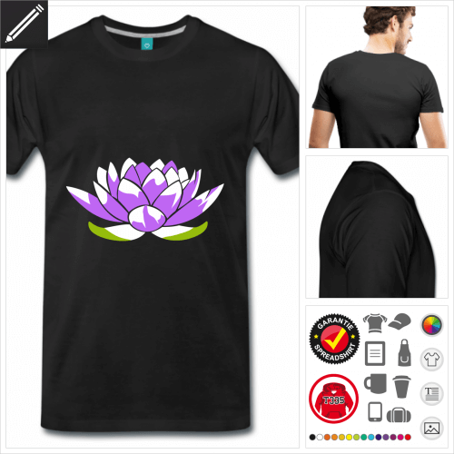Lotusblume T-Shirt online gestalten