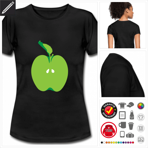 Früchte T-Shirt selbst gestalten. Druck ab 1 Stuck