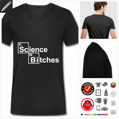 Science Bitches T-Shirt online gestalten