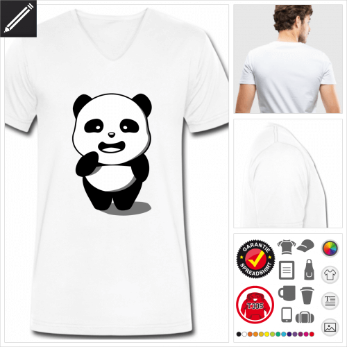 basic Panda T-Shirt online gestalten
