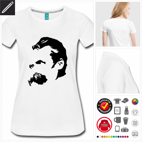 Nietzsche T-Shirt gestalten, Druck ab 1 Stuck