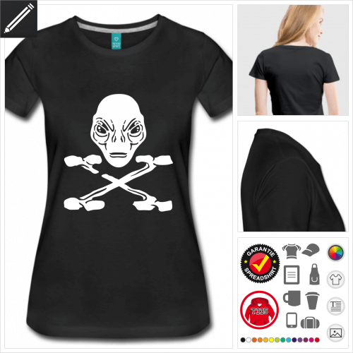 basic Außerirdischer T-Shirt online gestalten