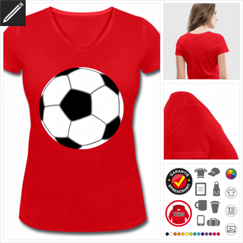Frauen Ball T-Shirt online gestalten