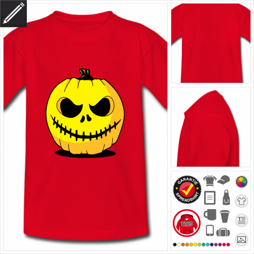 basic Halloween T-Shirt selbst gestalten. Online Druckerei