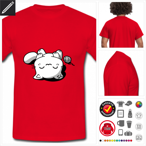 basic Katze T-Shirt personalisieren