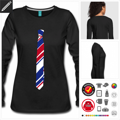 Krawatte T-Shirt online gestalten