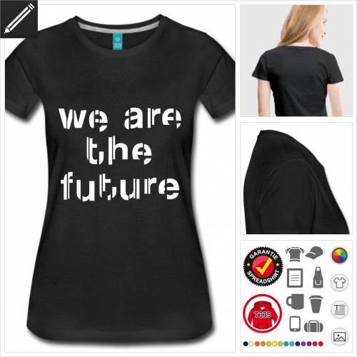 basic Zukunft T-Shirt online zu gestalten