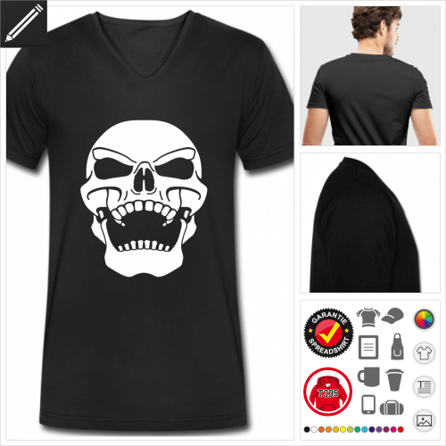 Piratenflagge T-Shirt für Männer zu gestalten