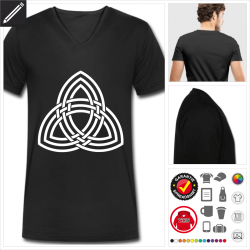 Keltisches Symbol T-Shirt für Männer zu gestalten